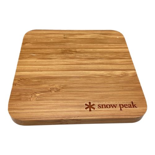 Snow peak (スノーピーク) クッキング用品 ノベルティ品 2枚セット 竹