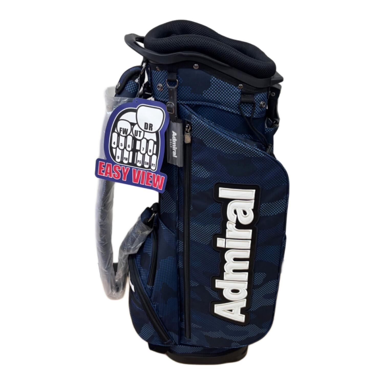 Admiral (アドミラル) キャディバッグ ネイビー×ブラック スタンド式