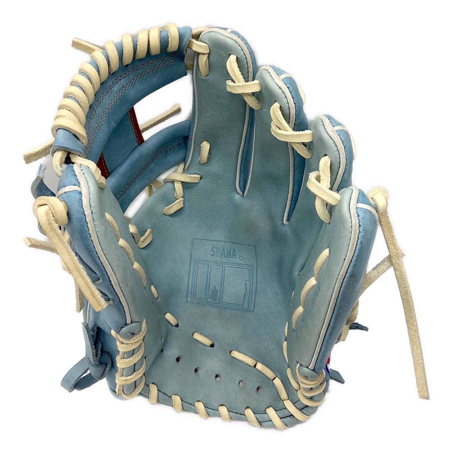 RallyCap 硬式グローブ 約27cm スカイブルー 土手紐無 軟式兼用グラブ