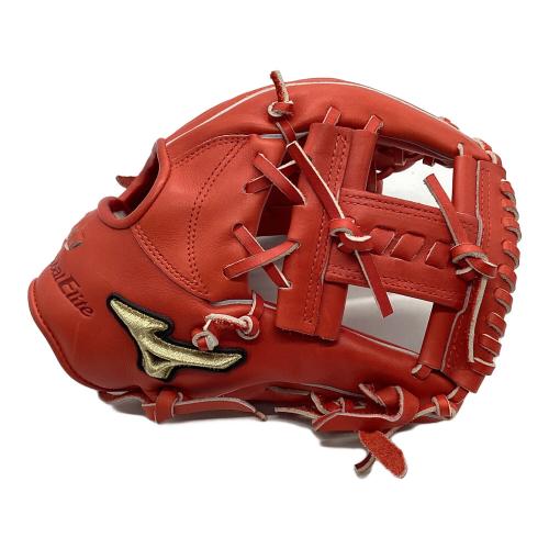 MIZUNO (ミズノ) 硬式グローブ レッド ケース付 グローバルエリート