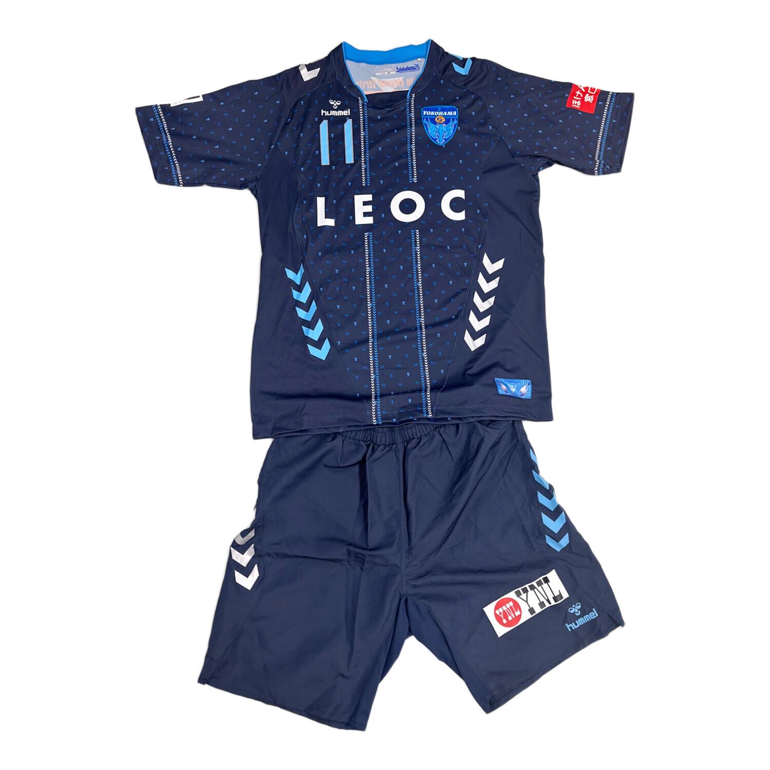横浜FC (ヨコハマエフシー) サッカーユニフォーム メンズ XO ネイビー