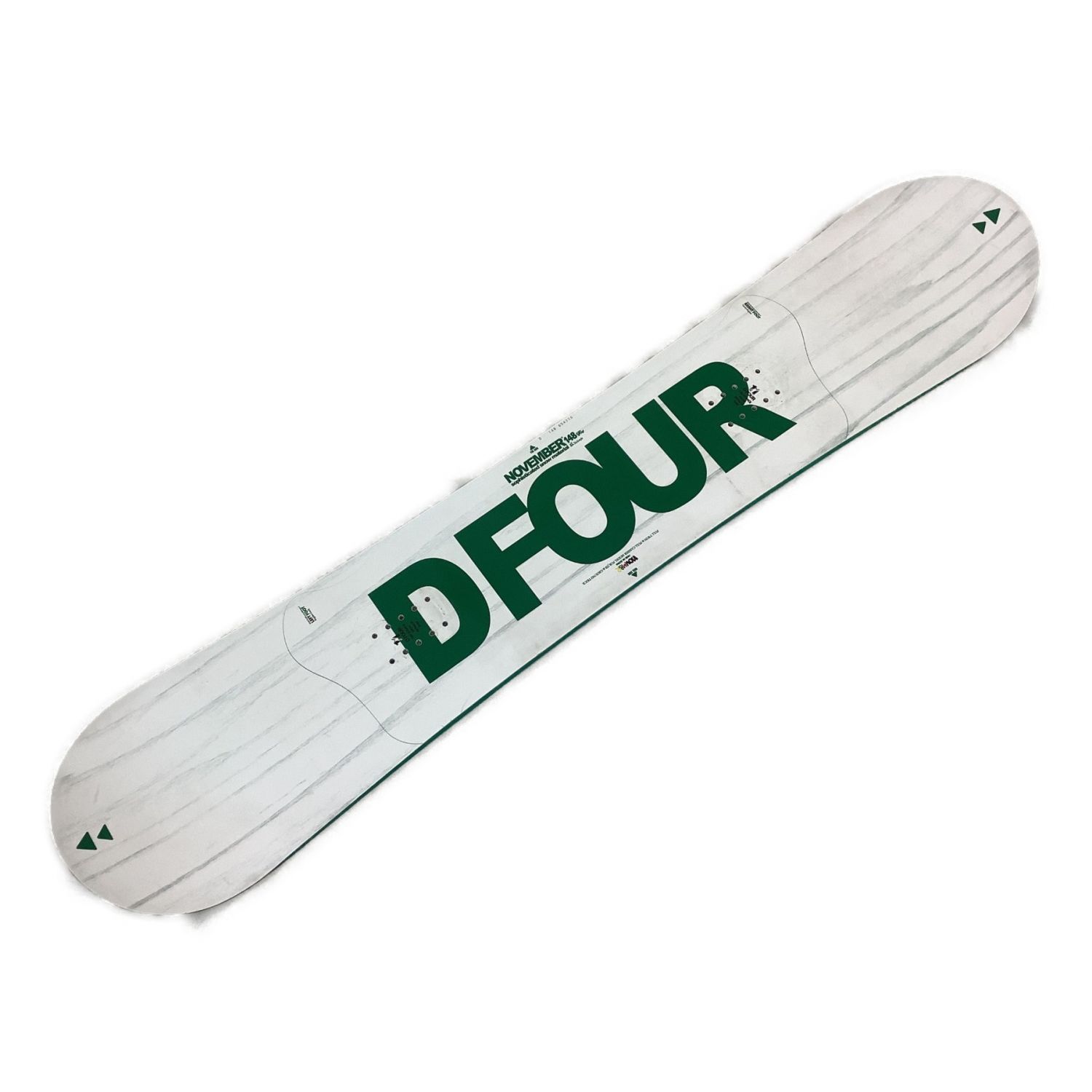 D.FOUR スノーボード ホワイト/グリーン 【公式通販】
