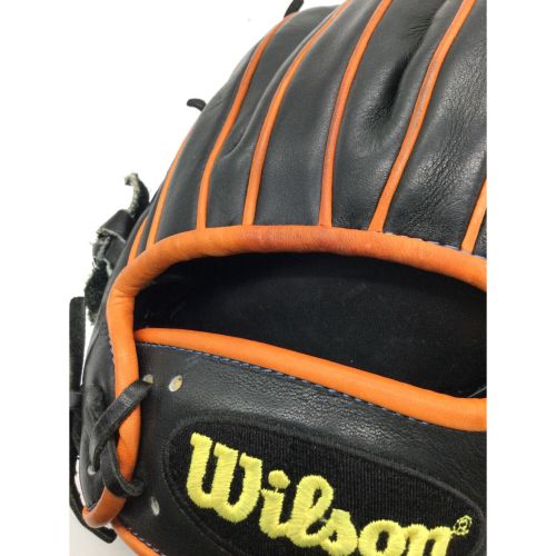 Wilson (ウィルソン) 硬式グローブ 約28cm オレンジ×ブラック A2000