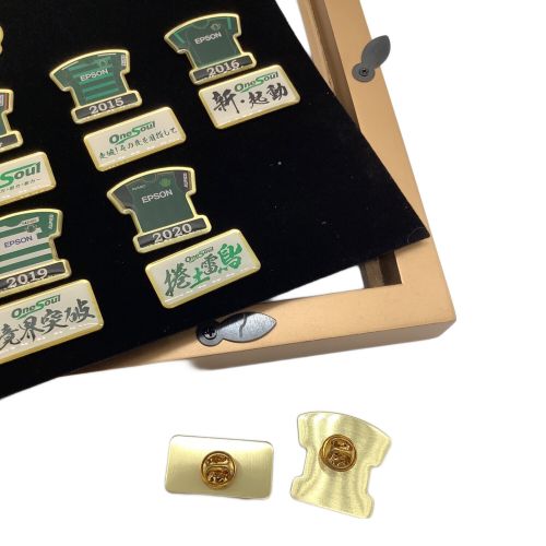 松本山雅FC サポーターグッズ 受注限定 ユニホームピンバッジセット