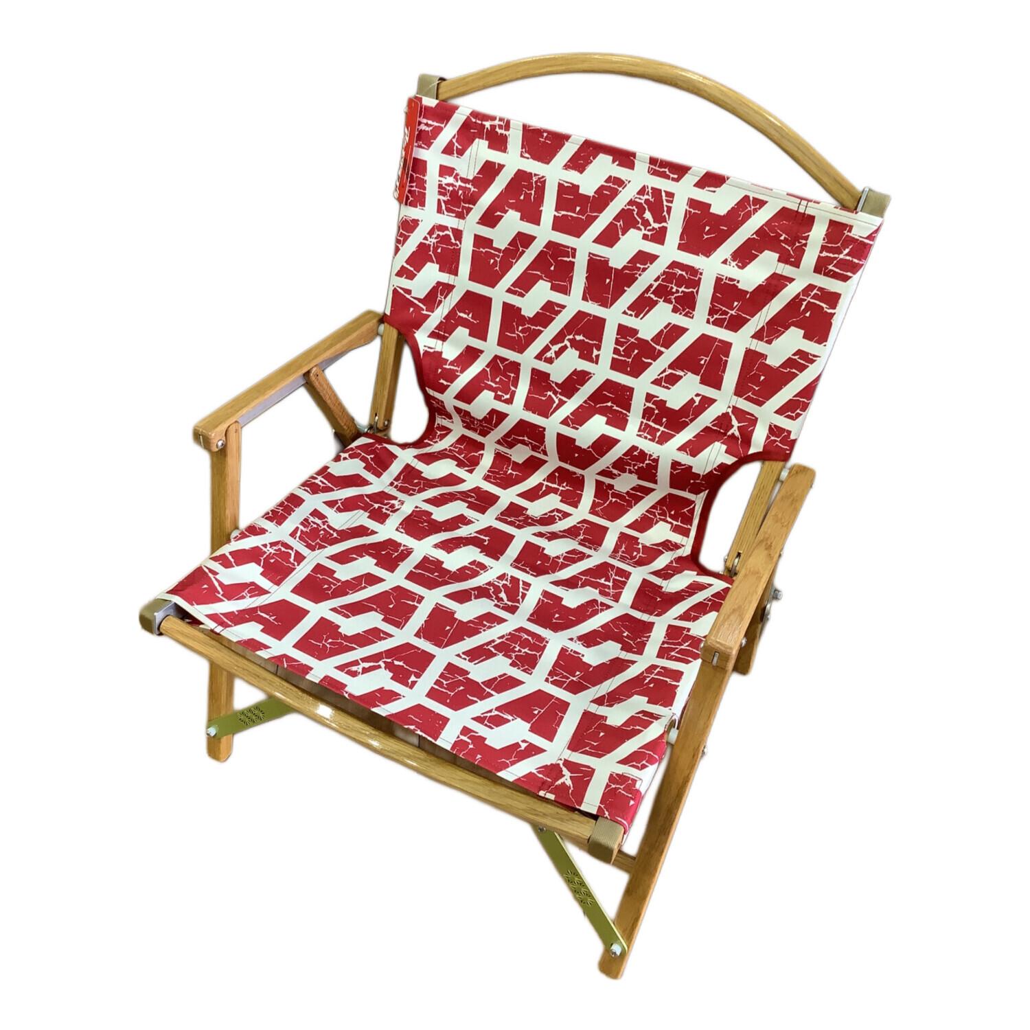 Kermit chair アウトドアチェア ホワイト×レッド NATURAL MOUNTAIN