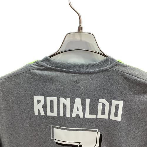 レアル・マドリード サッカーユニフォーム メンズ SIZE O グレーx