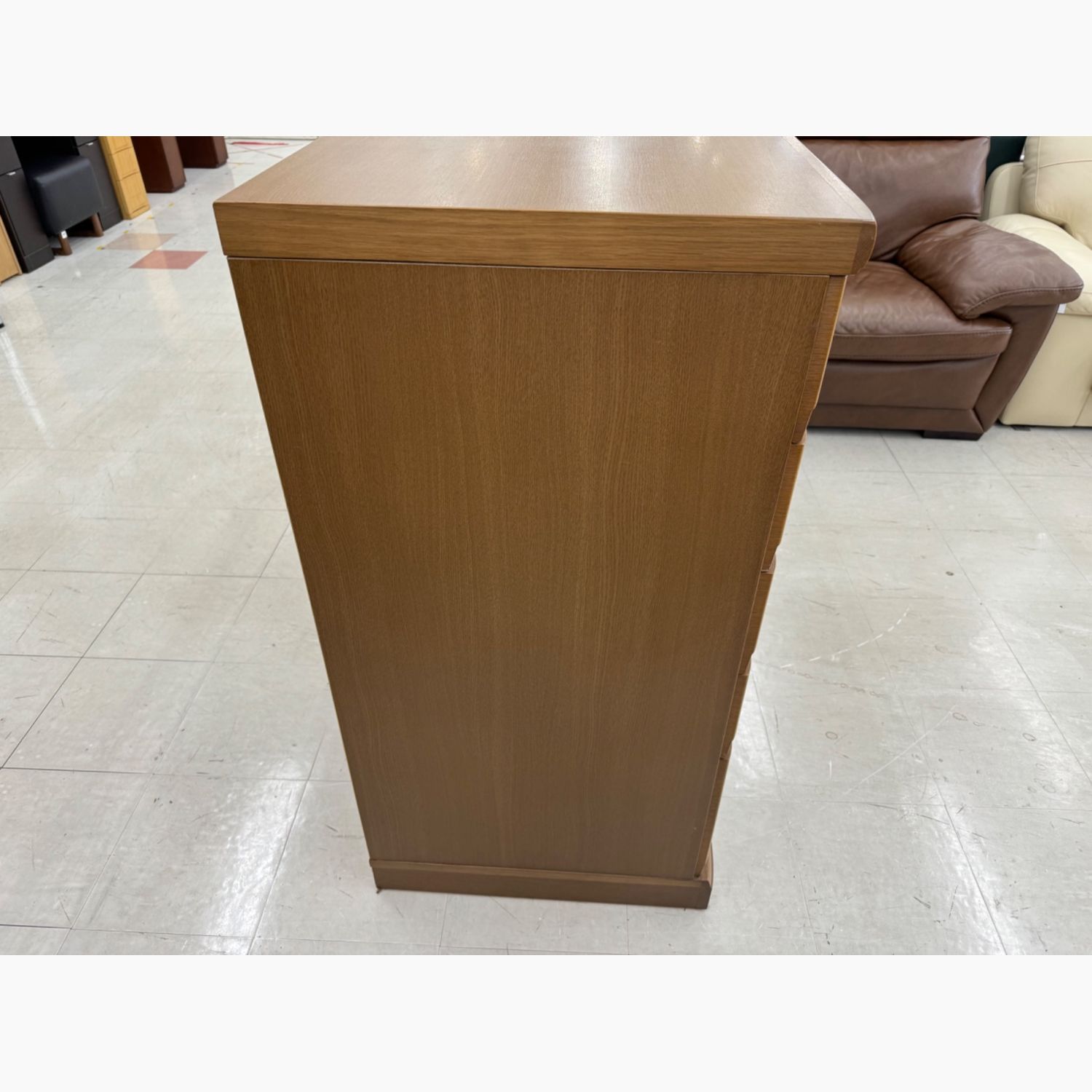 府中家具 (フチュウカグ) ミドルチェスト ブラウン 5段｜トレファクONLINE