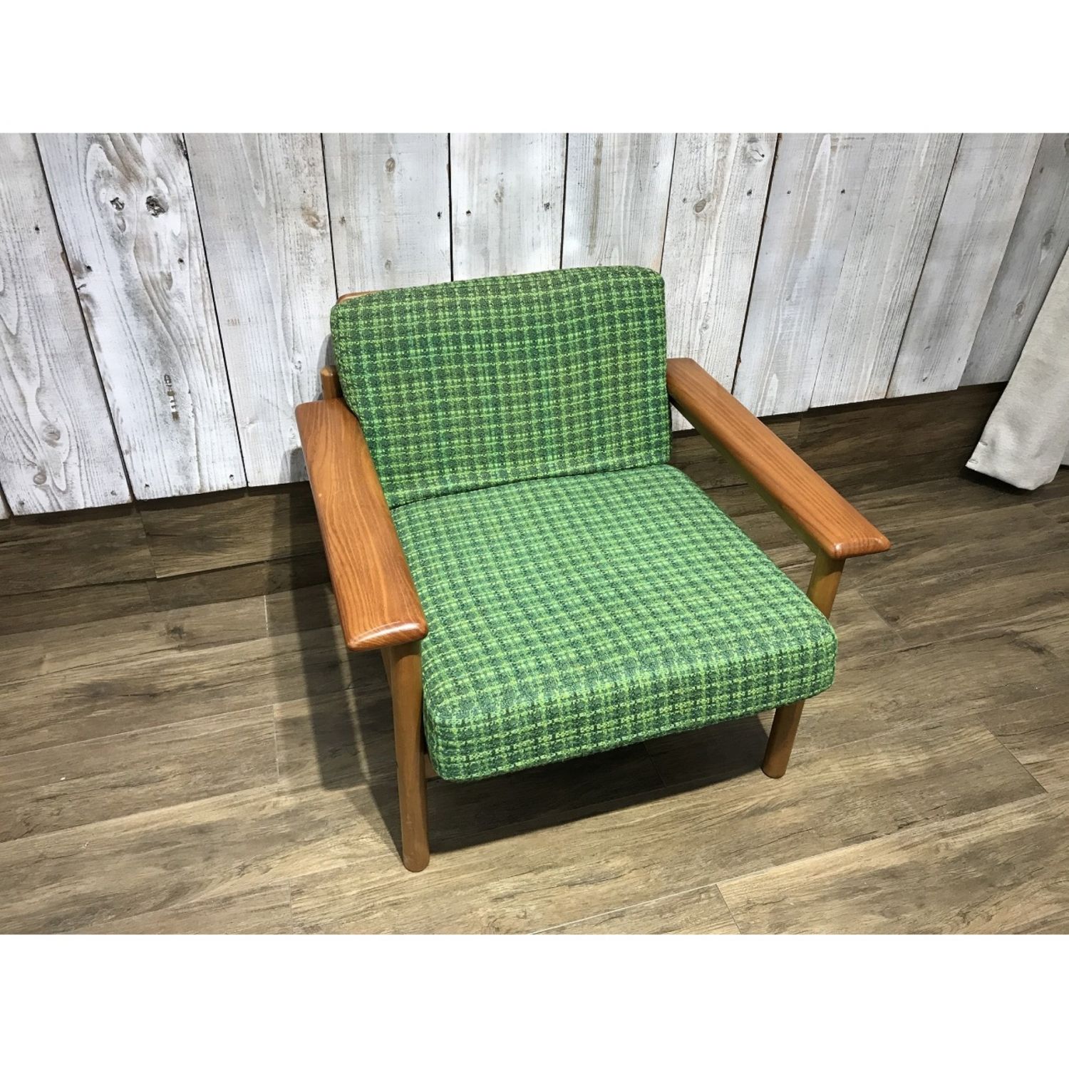 KOSUGA (コスガ) 1人掛けソファー グリーン 北欧ヴィンテージデザイン