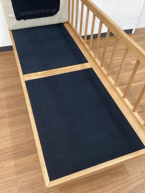 UNICO (ウニコ) KINNA ベンチ バックレスト ナチュラル×ベージュ