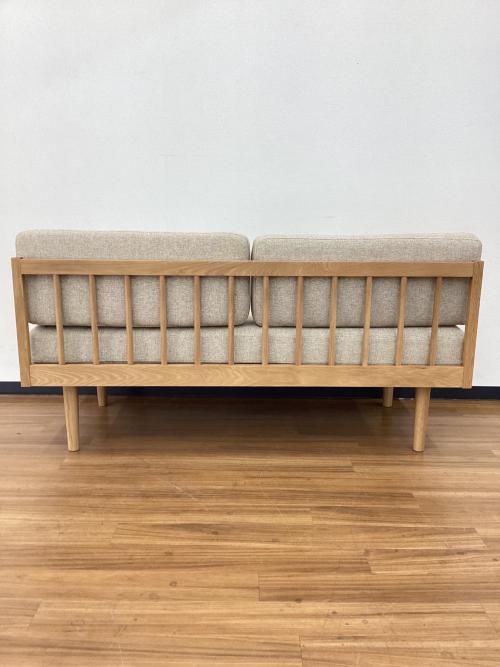 UNICO (ウニコ) KINNA ベンチ バックレスト ナチュラル×ベージュ