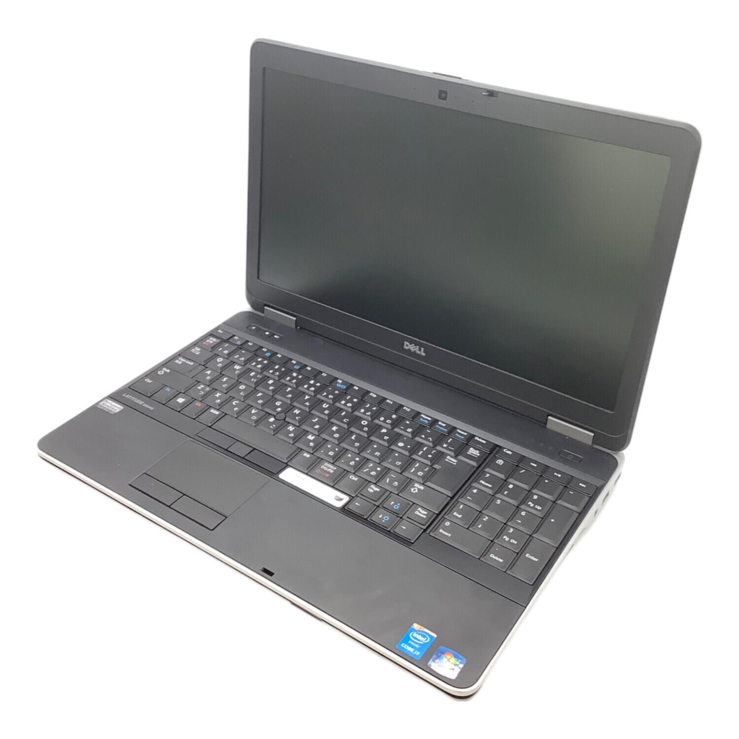 DELL (デル) ノートパソコン E6540 Windows 10 Pro Core i7 CPU:第4
