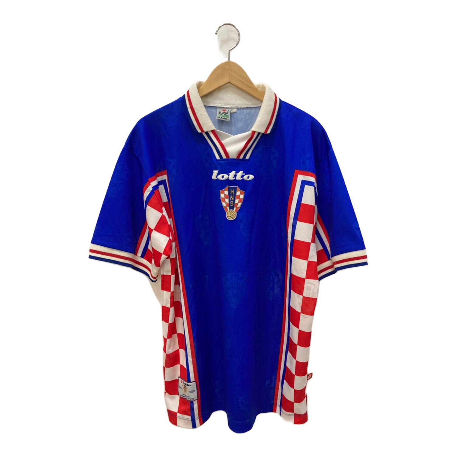 LOTTO (ロット) ゲームシャツ ユニセックス SIZE L ブルー クロアチア