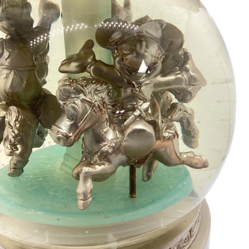 DISNEY (ディズニー) スノードーム オルゴール メリーゴーランド ※時計