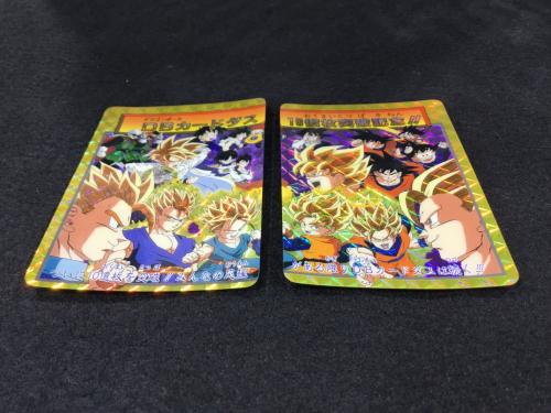 10億枚突破記念品 絵合わせカード 2枚セット DRAGON BALL Z
