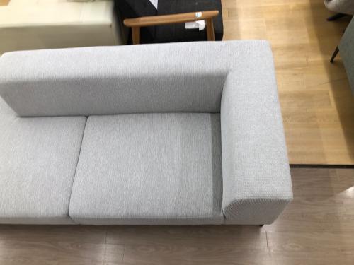 FUJIEI (藤栄) サイドソファ ライトグレー 3人掛け DANKE One ArmSofa