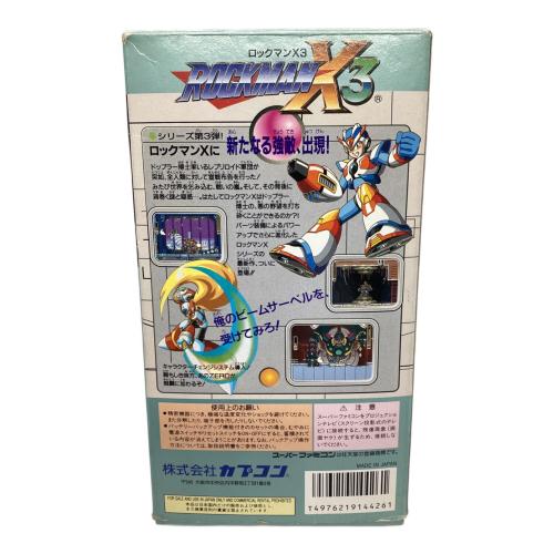 Nintendo (ニンテンドー) スーパーファミコン用ソフト ロックマンX3
