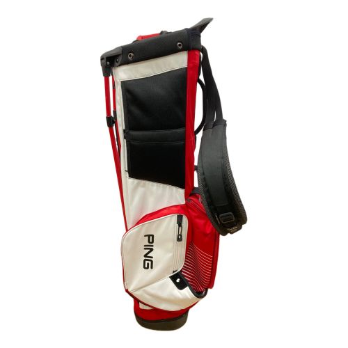 PiNG (ピン) キャディバッグ レッド×ホワイト｜トレファクONLINE