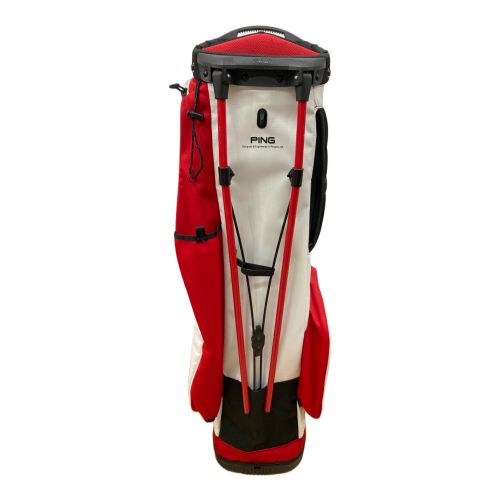PiNG (ピン) キャディバッグ レッド×ホワイト｜トレファクONLINE