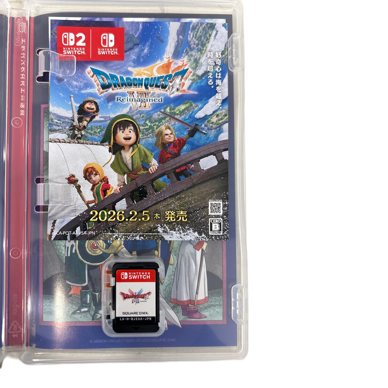 ドラゴンクエストⅠ＆Ⅱ Nintendo Switch用ソフト CERO B (12歳以上