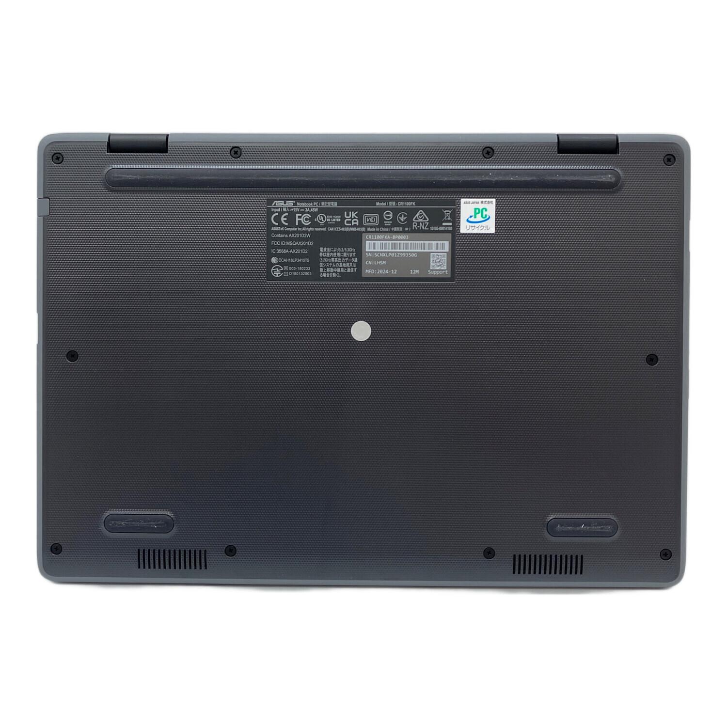 ASUS (エイスース) Chromebook CR1100FK 11.6 型(インチ) Chrome OS