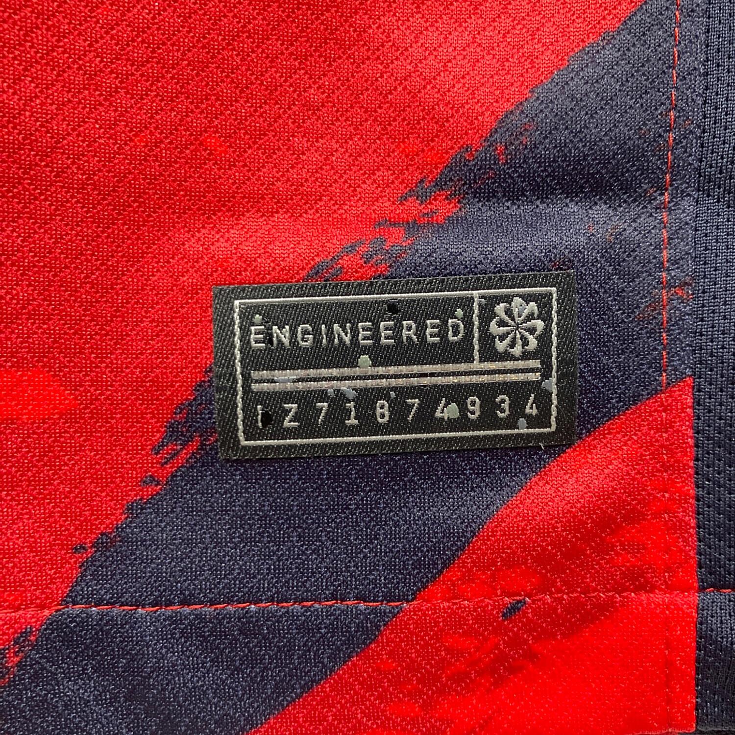 NIKE (ナイキ) サッカーユニフォーム メンズ SIZE XL レッド×ネイビー