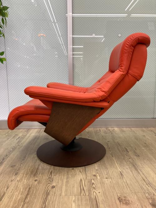 karimoku (カリモク) リクライニングチェアー オレンジ RU72 the first