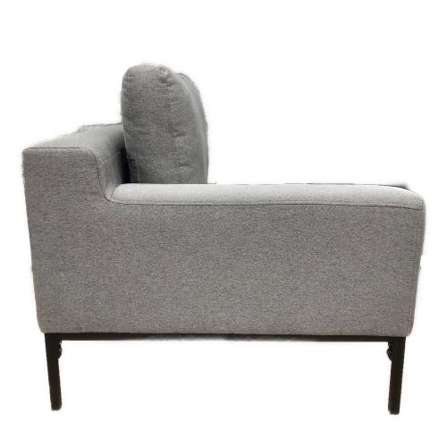 LOWYA (ロウヤ) 2人掛けソファー グレー オットマン付 ファブリック