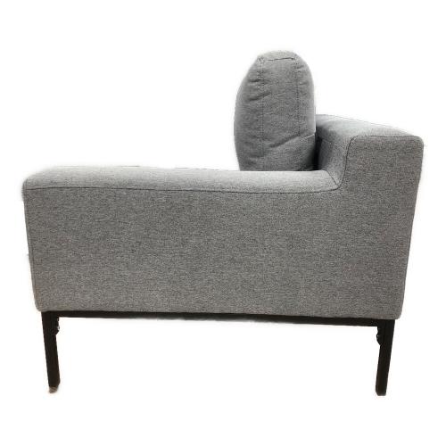 LOWYA (ロウヤ) 2人掛けソファー グレー オットマン付 ファブリック