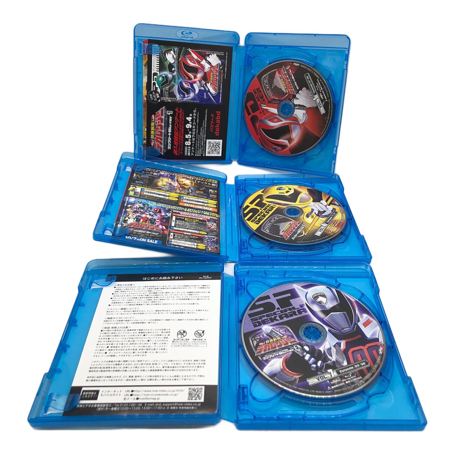 Blu-ray 特捜戦隊デカレンジャー 初回版 BOX付き全3巻セット