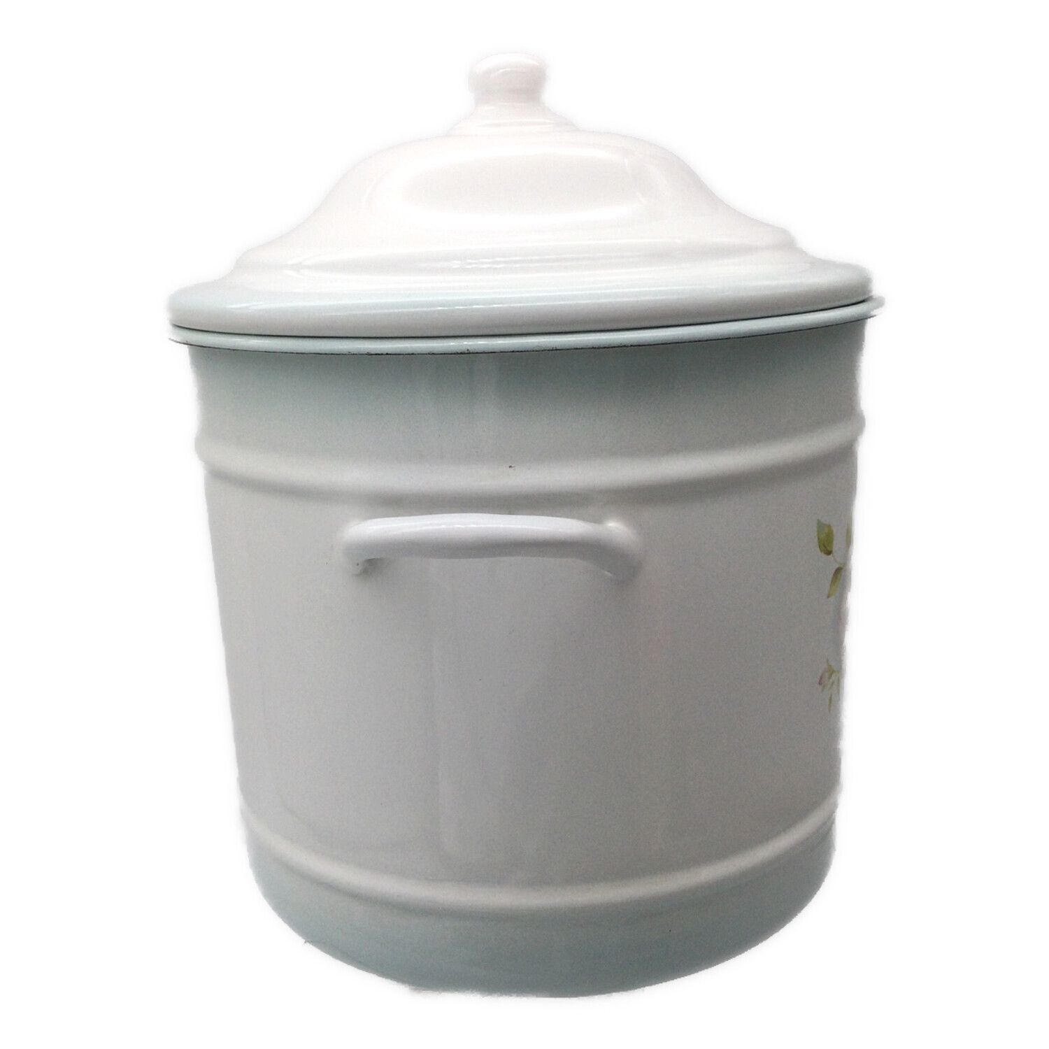 イマン イヴ ホーロー製取っ手付きビード入りストッカーLサイズ 欠け