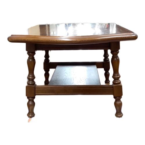 飛騨産業 (ヒダサンギョウ) センターテーブル ブラウン 穂高 キツツキ