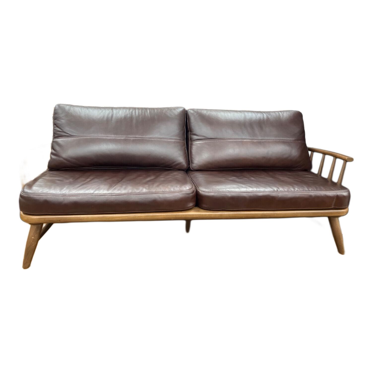 ミキモク 3人掛けソファー ブラウン｜トレファクONLINE