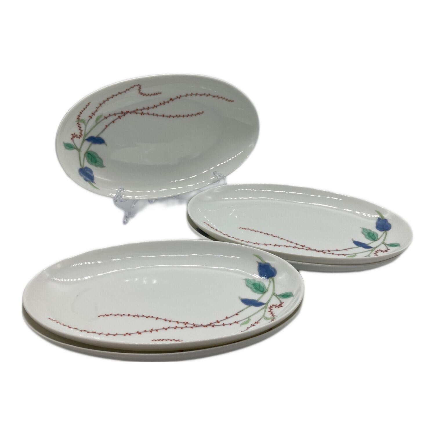 深川製磁 (フカガワセイジ) 楕円多用皿 水引草｜トレファクONLINE