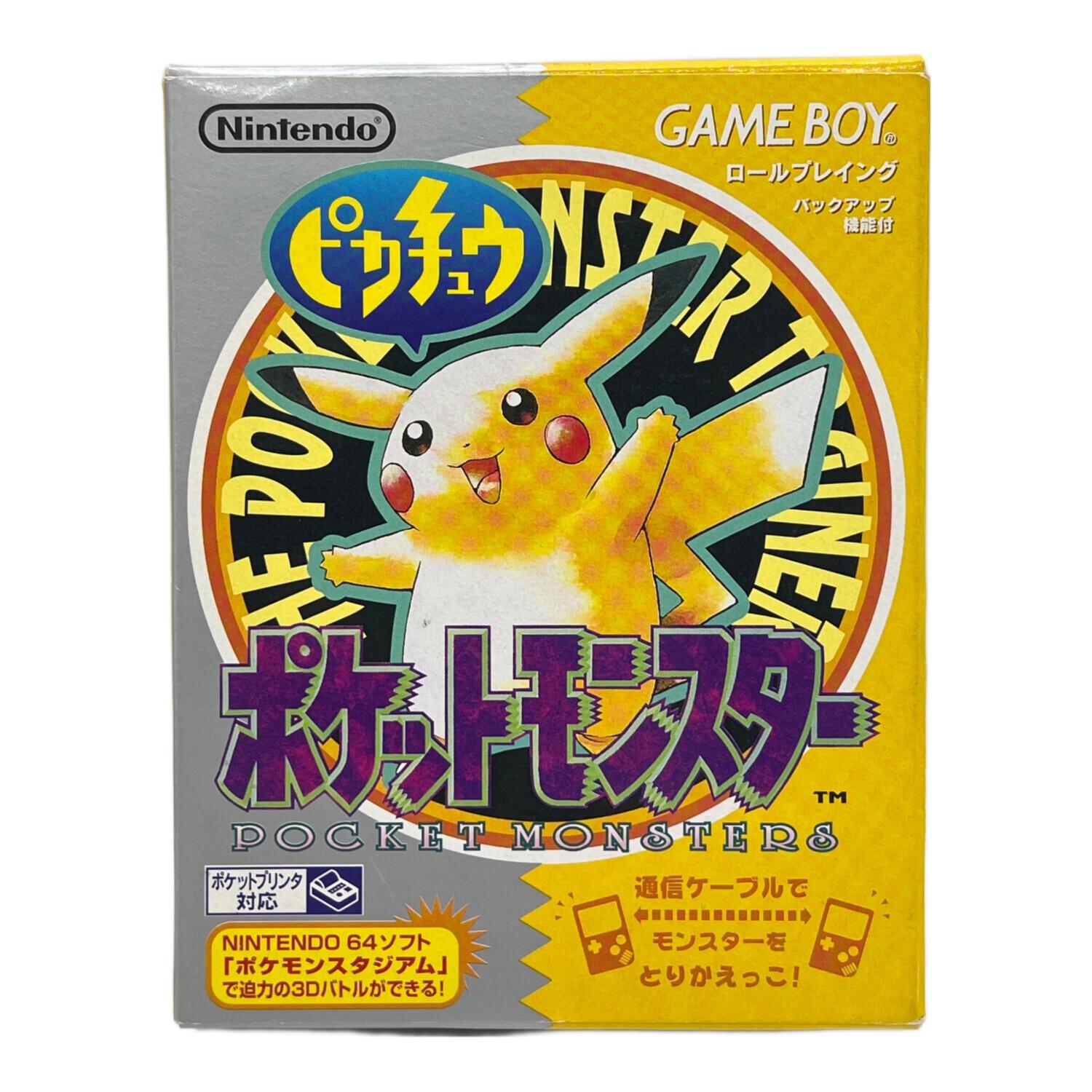 Nintendo (ニンテンドー) ポケットモンスター ピカチュウ ゲームボーイ