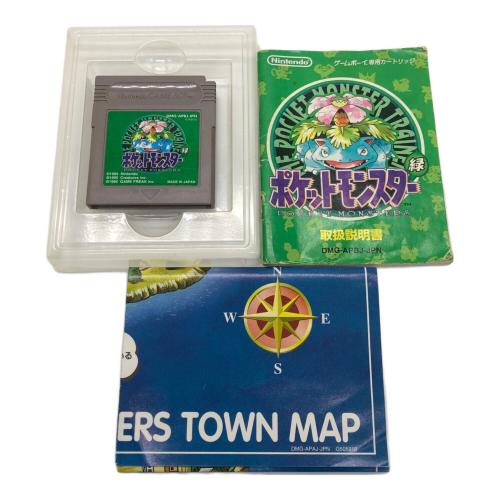 ゲームボーイ用ソフト ポケットモンスター 緑 -｜トレファクONLINE