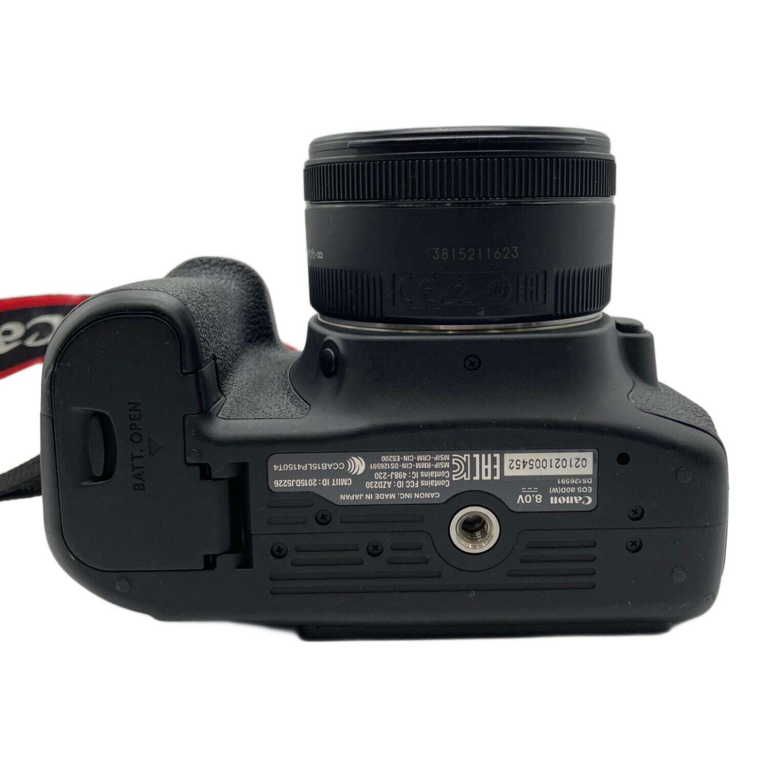 CANON (キヤノン) デジタルカメラ EOS 80D｜トレファクONLINE