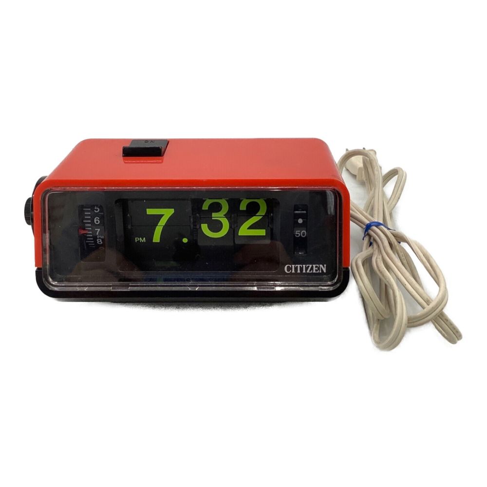 昭和レトロ シチズン ハイリーフカーチス 青 パタパタ時計 昭和レトロ