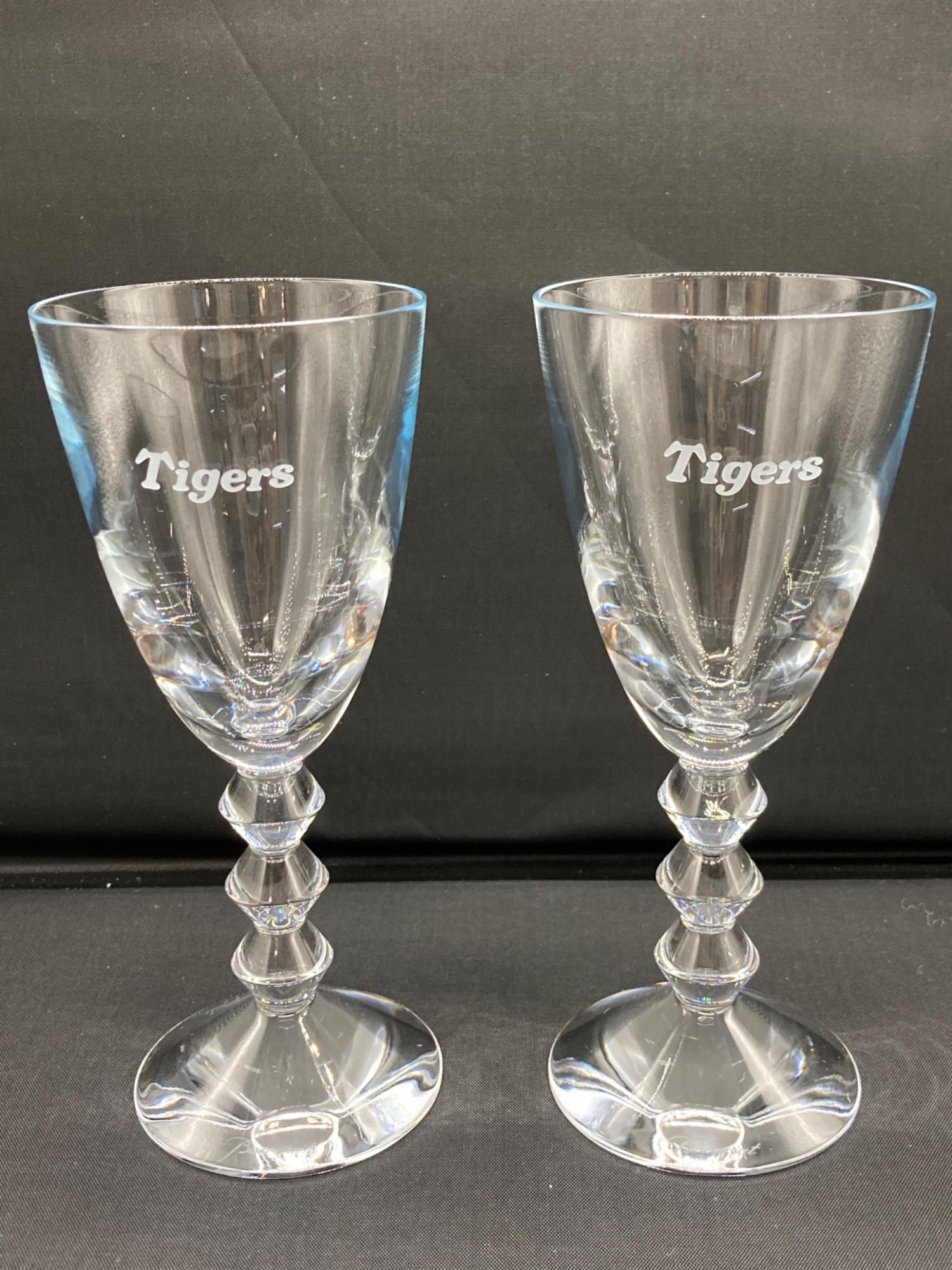 Baccarat (バカラ) グラスセット 阪神タイガースファンクラブ限定品 2P