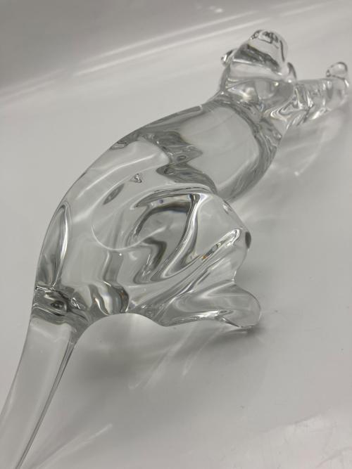 Baccarat (バカラ) パンサーリープ クリスタルフィギュリン ※台座難