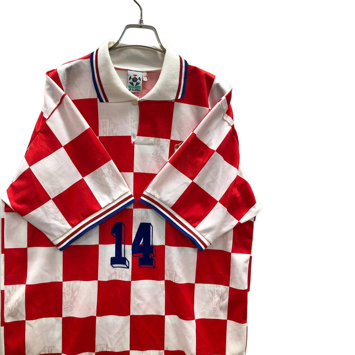 LOTTO (ロット) サッカーユニフォーム クロアチア メンズ SIZE L
