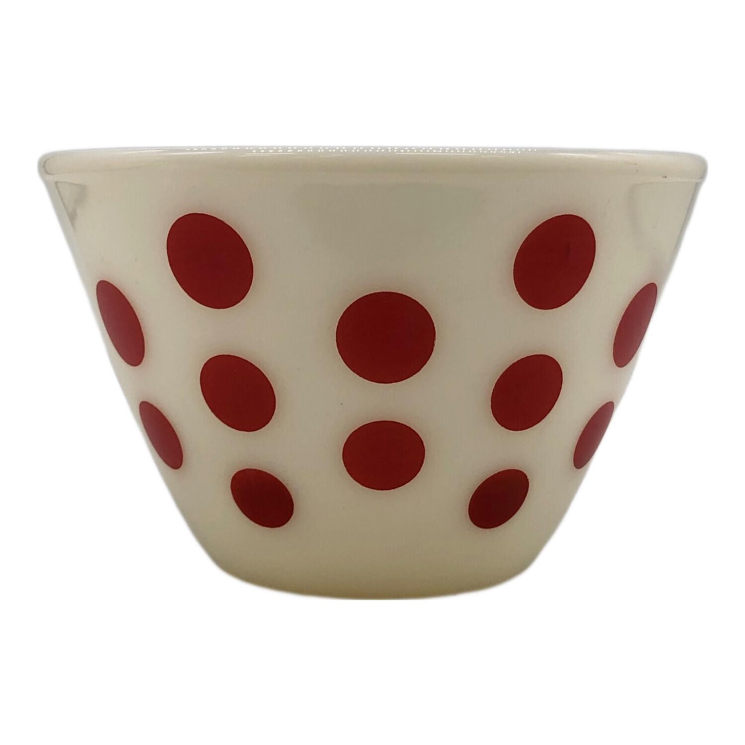 Fire King (ファイヤーキング) ミキシングボウル ドット 1940-1950年代