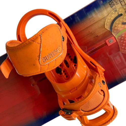 BURTON (バートン) PROCESS FLYING-V スノーボード 155 レッド