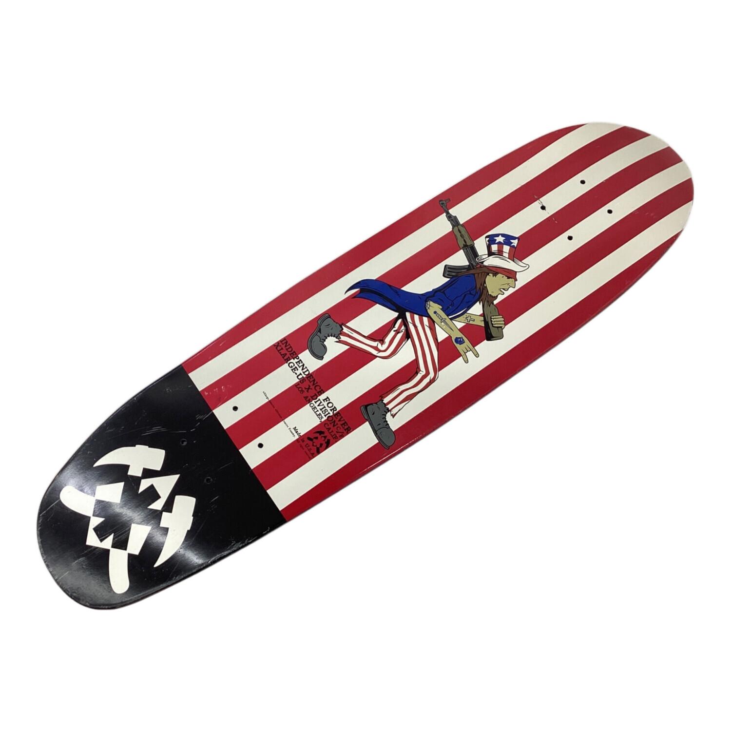X-LARGE (エクストララージ) スケートボード(デッキ) レッド FREEDOM