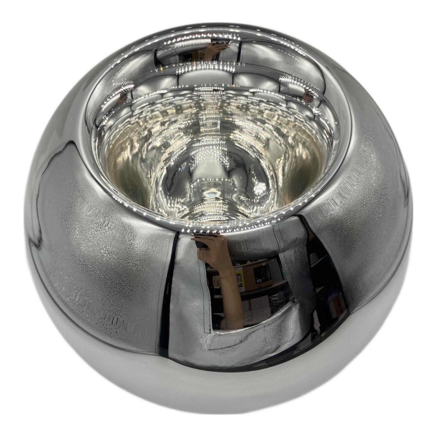 Christofle (クリストフル) Metallized Glass Vase 20㎝ フラワー