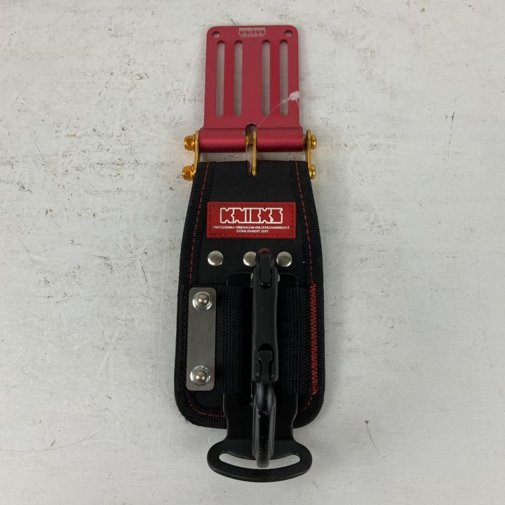 ЗЗ KNICKS 赤タグ カラビナホルダー アルミベルトループ カラビナ付き