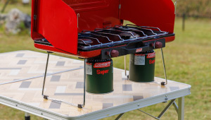 パワーハウスLP ツーバーナーストーブ Ⅱ(レッド) | アウトドア用品