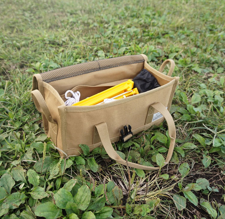 ペグ・ハンマー・小物などをひとまとめに収納できるペグケース