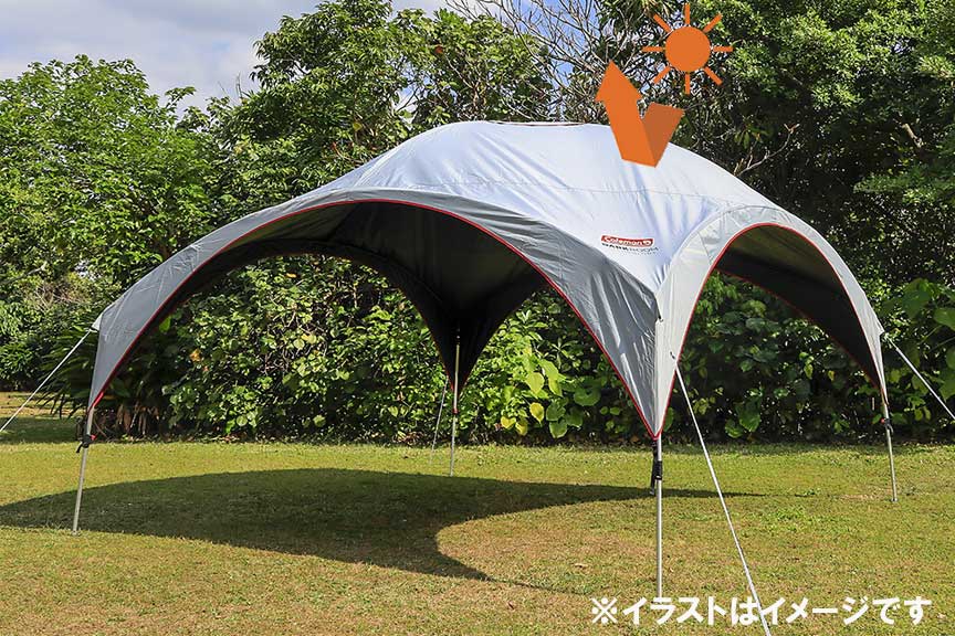 7596.コールマン パーティシェードDX300 ビームスモデル モノグラム