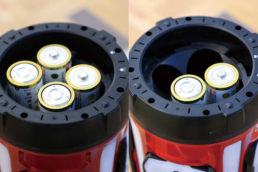 クアッドマルチパネルランタンplus(レッド)の通販｜キャンプ用品の