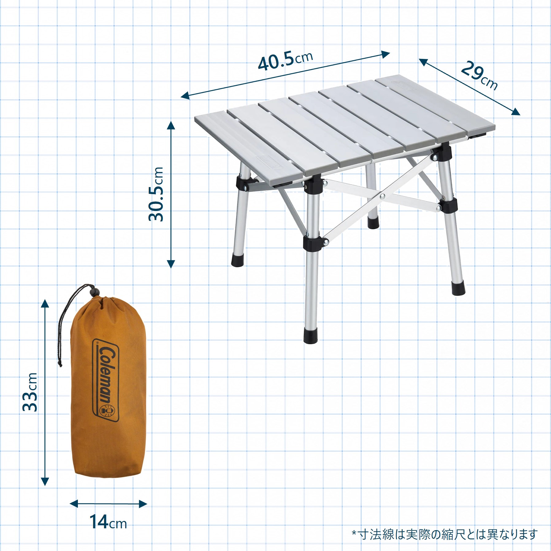コンパクトアルミテーブルの通販｜キャンプ用品のコールマン【公式